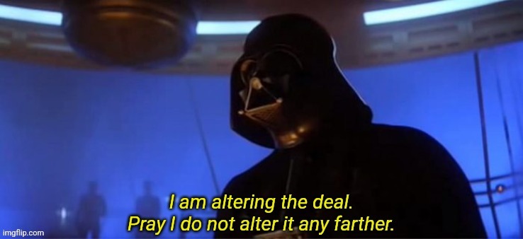 …cue mandatory Empire Strikes Back meme